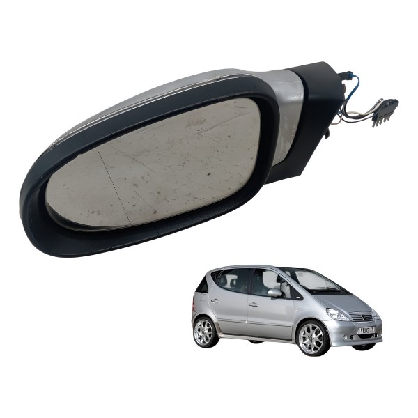 Retrovisor Esquerdo C/ Rebate Mercedes A160 2002 2003 2004