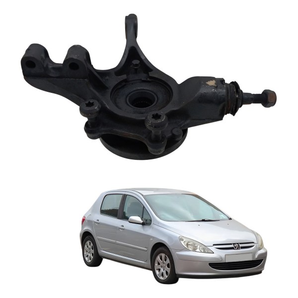 Montante Cubo Manga Eixo Direito Peugeot 307 2005 Detalhe