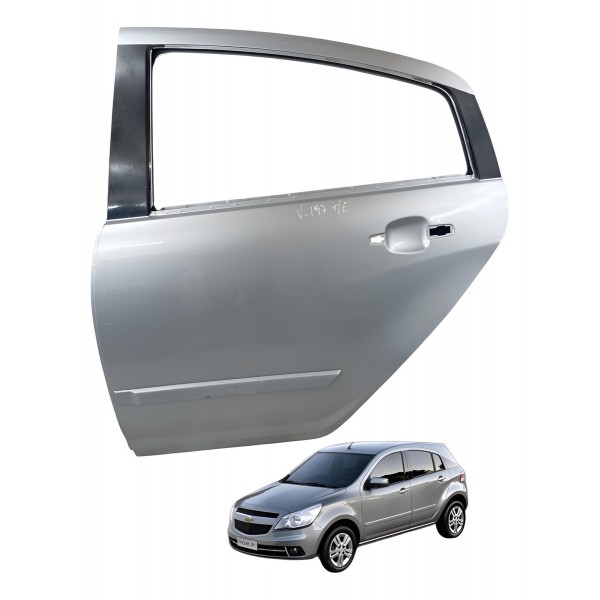 Porta Traseira Esquerda Chevrolet Agile 4p 2010 2011 2012 Traseira Direito