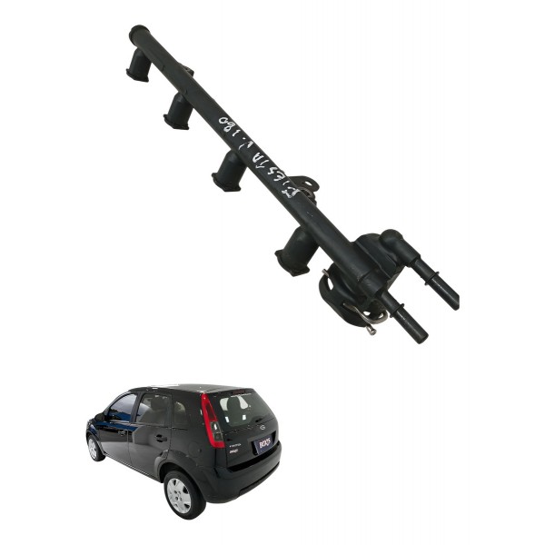 Flauta Bico Injetor Ford Fiesta 1.6 Hatch 2011 2012 2013