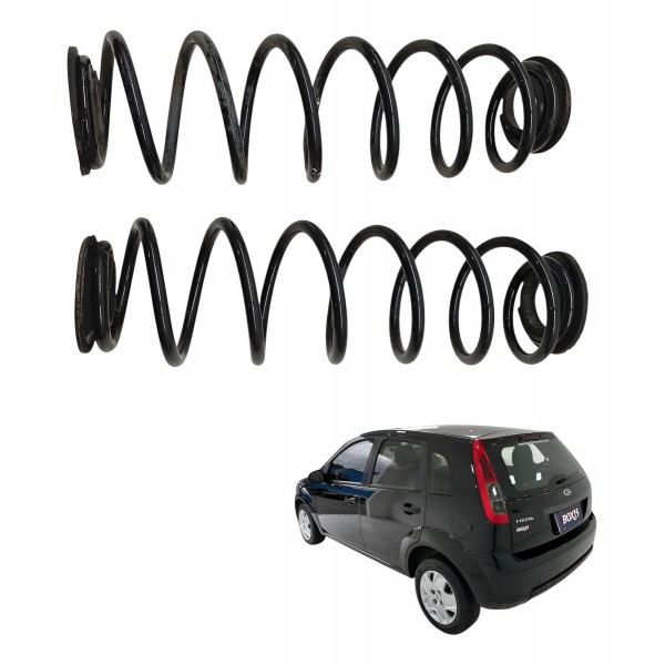 Par Molas Traseiras Ford Fiesta 1.6 Hatch 2011 2012 2013