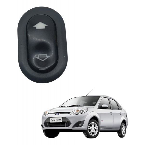 Botão Vidro Porta Dianteira Direita Ford Fiesta 2012