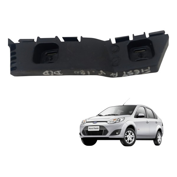Guia Parachoque Dianteiro Esquerdo Ford Fiesta 1.6 2013