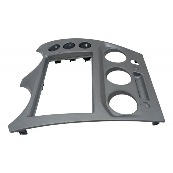 Moldura Painel Central Comando Ar Ford Fiesta Hatch 2013