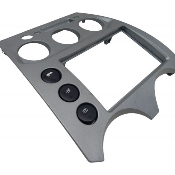 Moldura Painel Central Comando Ar Ford Fiesta Hatch 2013