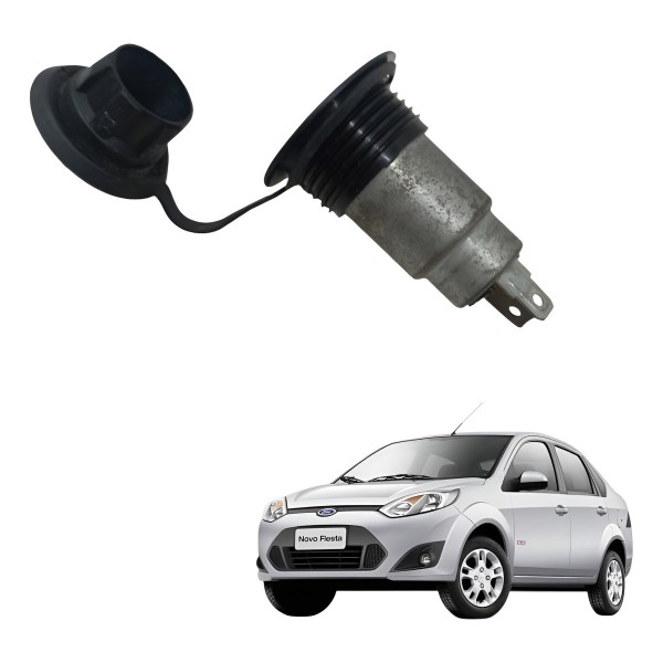 Tomada 12v Console Central Ford Fiesta 1.6 2011 2012 2013