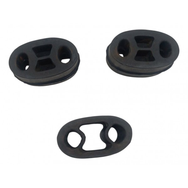 Kit Coxim Suporte Escapamento Chevrolet Agile 2010 2011 2012