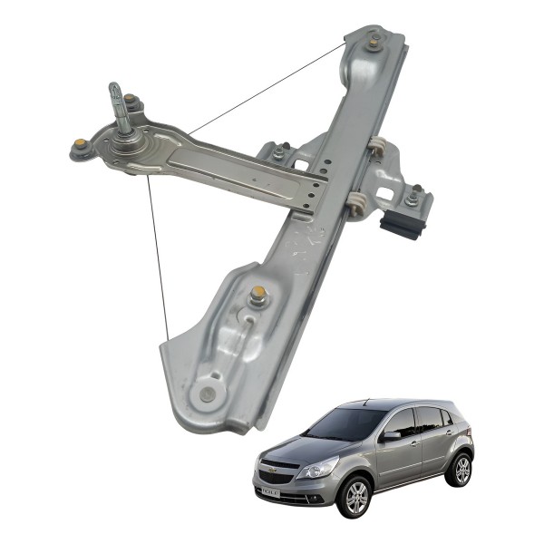 Maquina Vidro Traseira Esquerda Chevrolet Agile 2010 2011