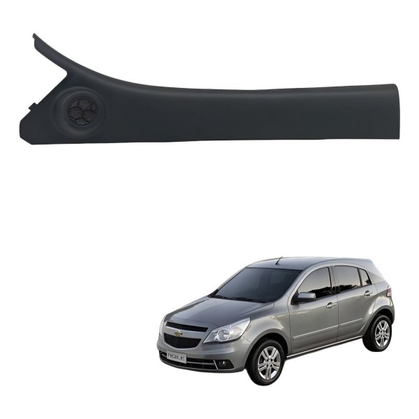 Moldura Parabrisa Esquerda Gm Agile Montana 2010 Detalhe