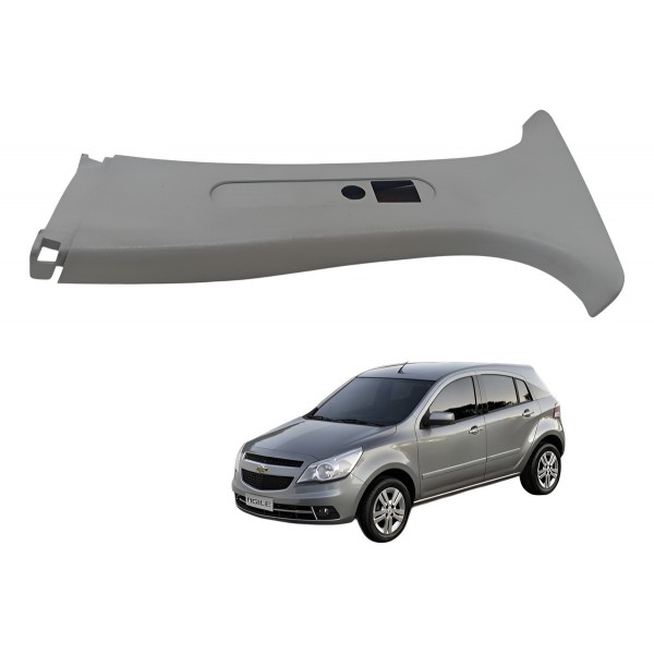 Moldura Coluna Esquerda Chevrolet Agile 1.4 2010 2011 2012