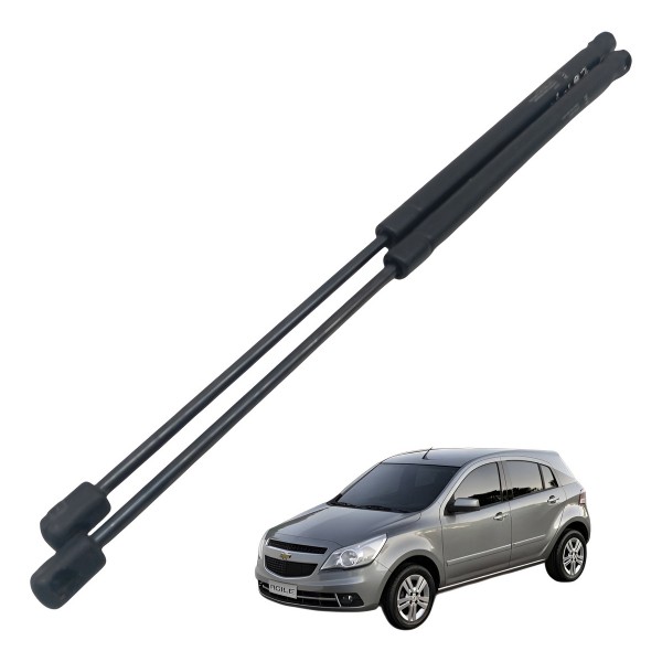 Par Amortecedor Tampa Traseira Chevrolet Agile 1.4 2010 2011