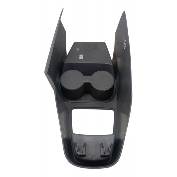 Moldura Console Central Porta Copos Gm Agile 2012 Detalhe Cinza