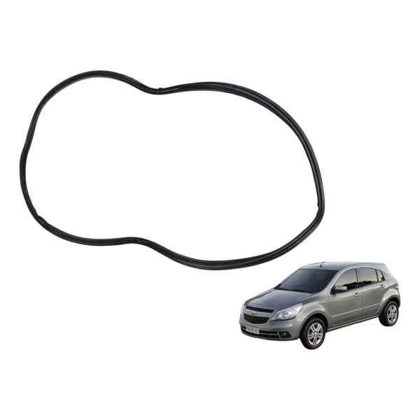 Borracha Dianteira Esquerda Chevrolet Agile 2010 Detalhe