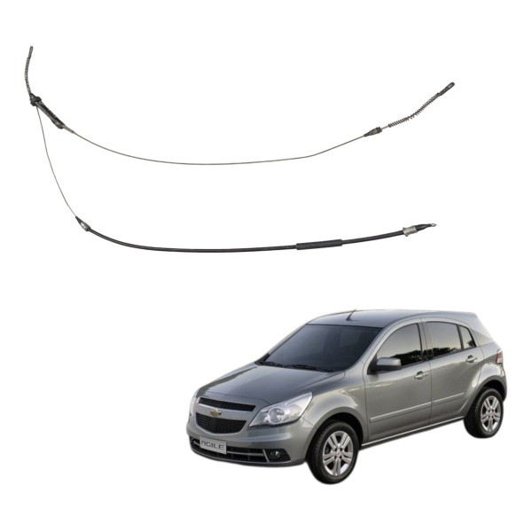 Cabo Freio Mão Chevrolet Agile 1.4 2010 2011 2012 2013 2014