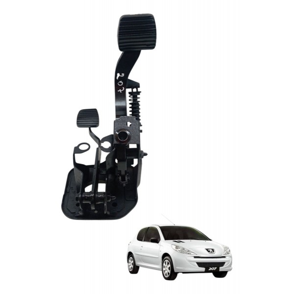 Pedaleira Pedal Freio Embreagem Peugeot 207 2006 2007 2008