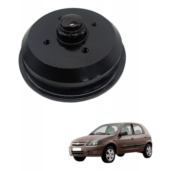 Panela Tambor Freio Traseiro Esquerdo Chevrolet Celta 2002