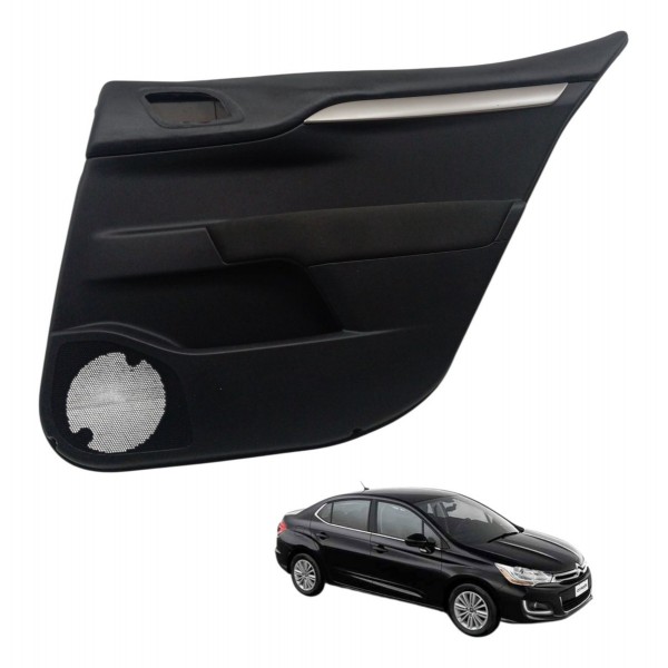Forro Porta Traseiro Direito Citroen C4 Lounge 4p 2015 2016