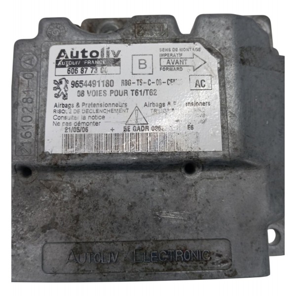 Kit Airbag Modulo Cinto Tabelier Peugeot 307 2009 Detalhe