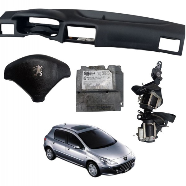 Kit Airbag Modulo Cinto Tabelier Peugeot 307 2009 Detalhe