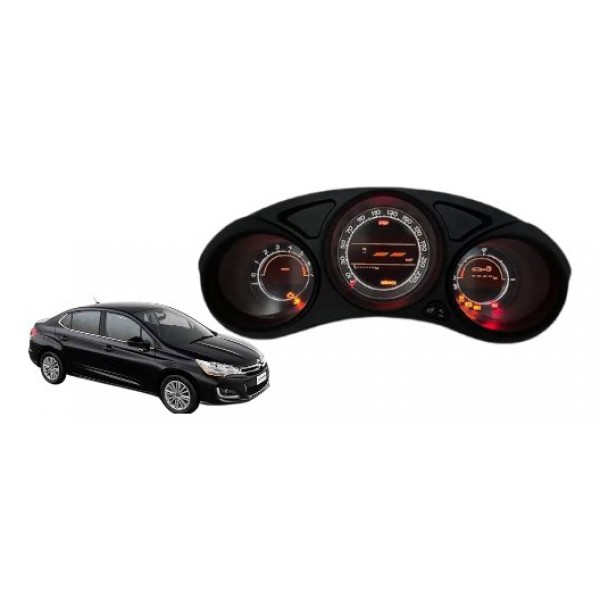 Painel Instrumentos Citroen C4 Lounge 2015 216 Luz Laranja