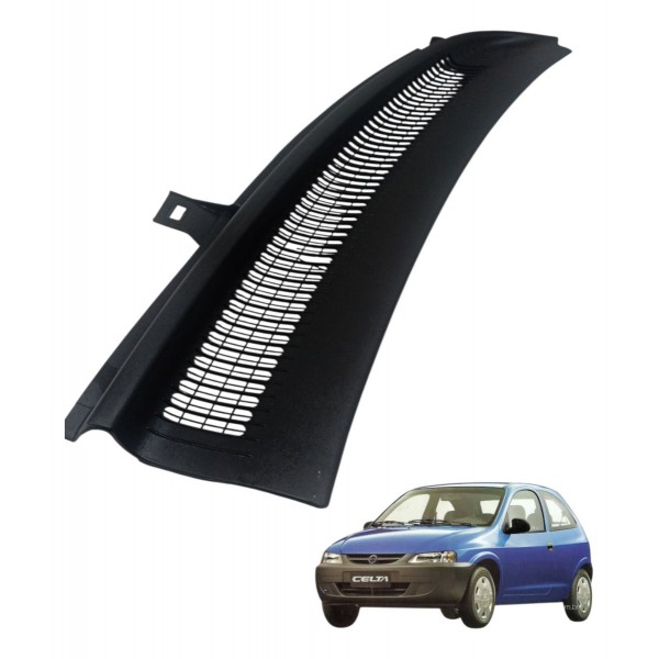 Grade Churrasqueira Direita Chevrolet Celta 2002 Detalhe