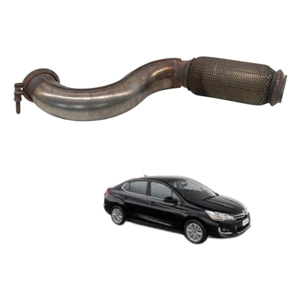 Flexivel Escapamento Citroen C4 Lounge 1.6 2014 2015 2016