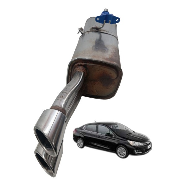 Escapamento Silencioso Citroen C4 Lounge 2014 2015 2016