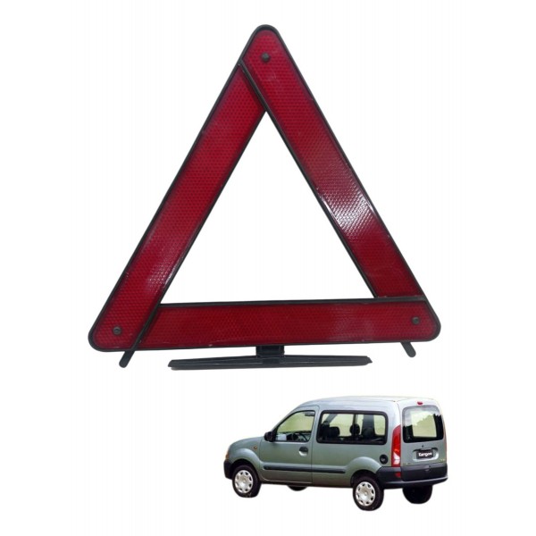 Triangulo Sinalização Segurança Renault Kangoo 2003 2004