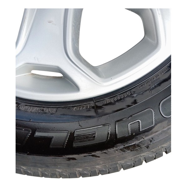 Jogo Roda Pneu 265/60r18 Bridgestone Ford Edge 2011 2012 Prateado