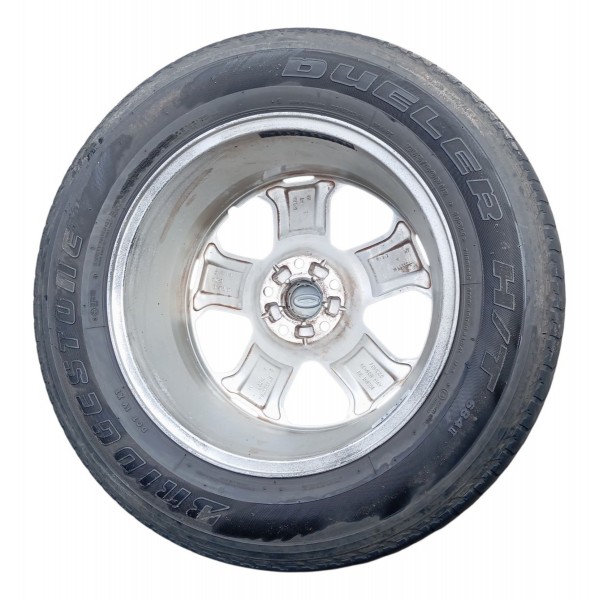 Jogo Roda Pneu 265/60r18 Bridgestone Ford Edge 2011 2012 Prateado