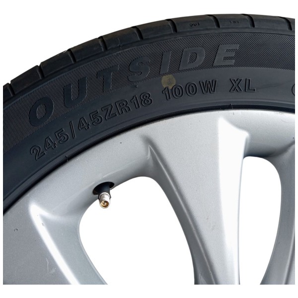 Jogo Roda Pneu 245/45r18 Outside Hyundai Azera 3.0 2013 2014