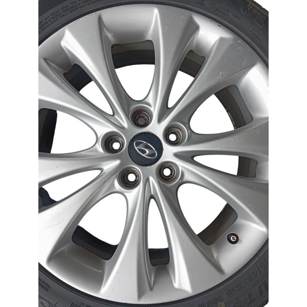 Jogo Roda Pneu 245/45r18 Outside Hyundai Azera 3.0 2013 2014