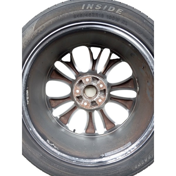 Jogo Roda Pneu 245/45r18 Outside Hyundai Azera 3.0 2013 2014