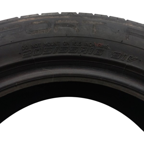 Pneu 205/55/r16 91v Dunlop Sport Fm 800