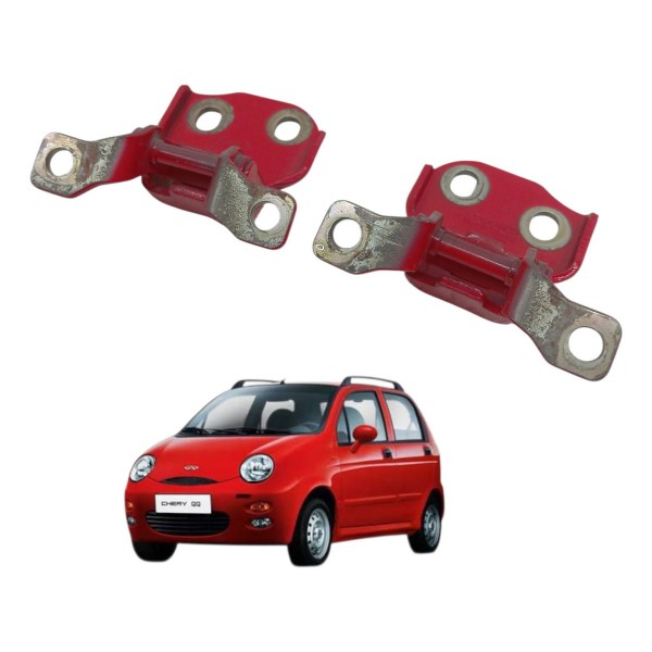 Dobradiça Porta Dianteira Direita Chery Qq 1.0 2011 2012