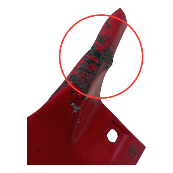 Acabamento Spoiler Dianteiro Direito Chery Qq 2011 Detalhe Vermelho