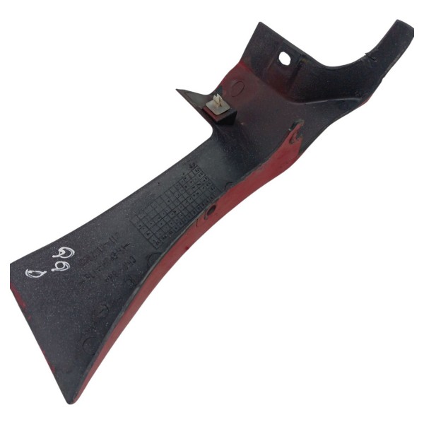 Acabamento Spoiler Dianteiro Direito Chery Qq 2011 Detalhe Vermelho