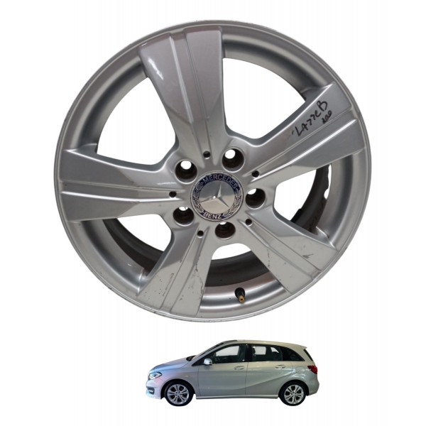Roda Avulsa Aro 16 Mercedes Benz Amg B200 Detalhe