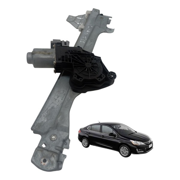 Maquina Vidro Traseiro Esquerdo Citroen C4 Lounge 2015 2016