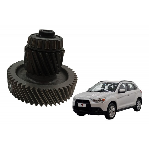 Pinhão Coroa Caixa Cambio Mitsubishi Asx 2.0 4x4 2012 2013