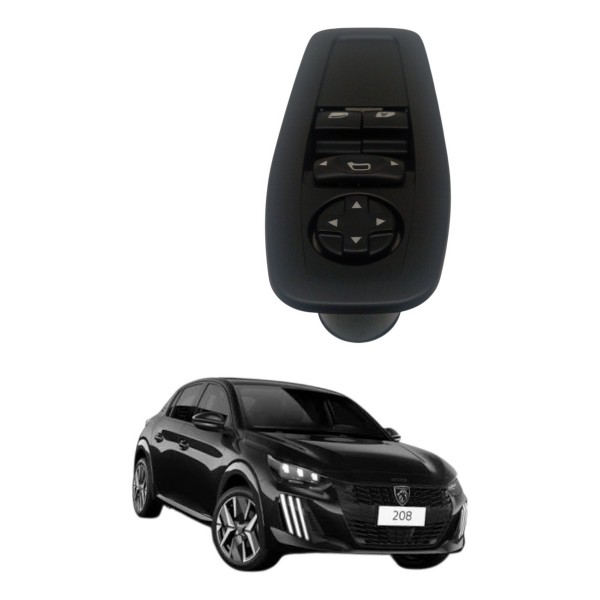 Botão Comando Vidro Eletrico Peugeot 208 2008 3008 5006
