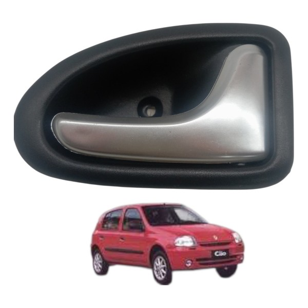 Maçaneta Interna Direita Renault Clio 2001 2002 2003 2004 Dianteira