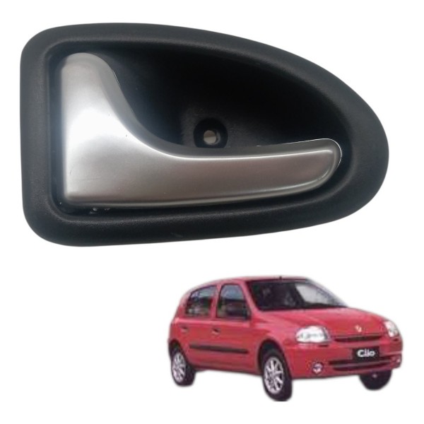 Maçaneta Interna Esquerdo Renault Clio 2001 2002 2003 2004 Dianteira