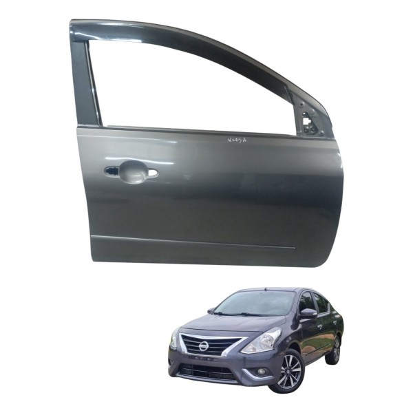 Porta Dianteira Direita Nissan Versa 1.6 4p 2017 2018 2019 Dianteira Direito