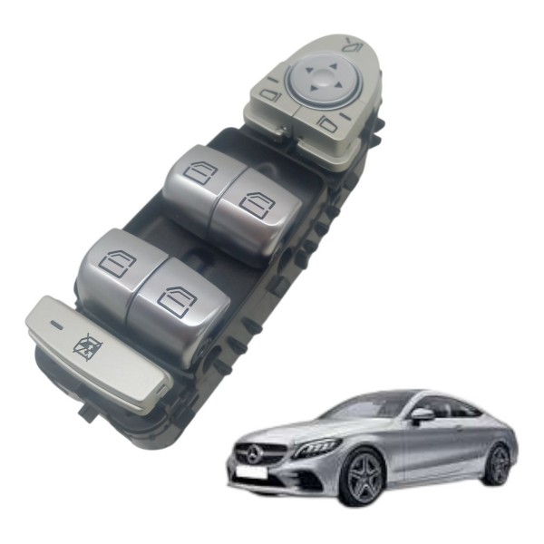 Comando Botao Vidro Eletrico Mercedes C180 C200 2015 2016