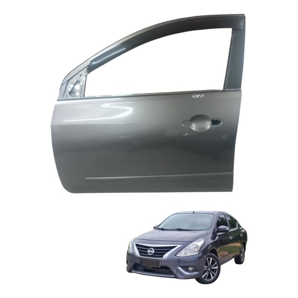 Porta Dianteira Esquerda Nissan Versa 1.6 Sl 4p 2018 2019 Dianteira Esquerdo
