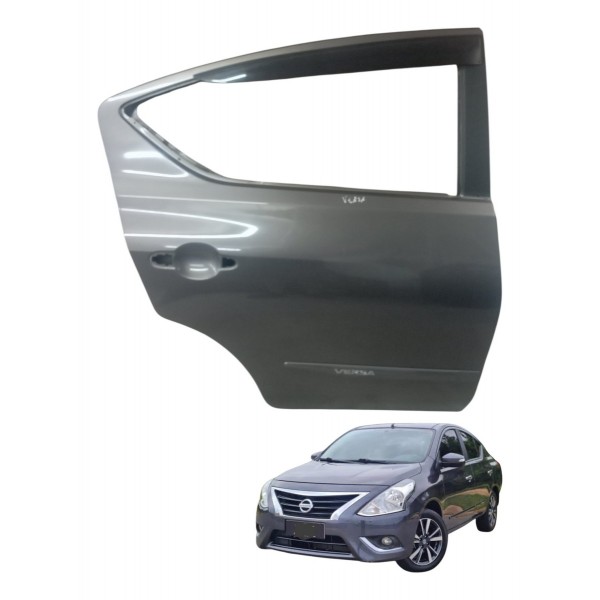 Porta Traseira Direita Nissan Versa 1.6 Sl 4p 2018 2019 Traseira Direito