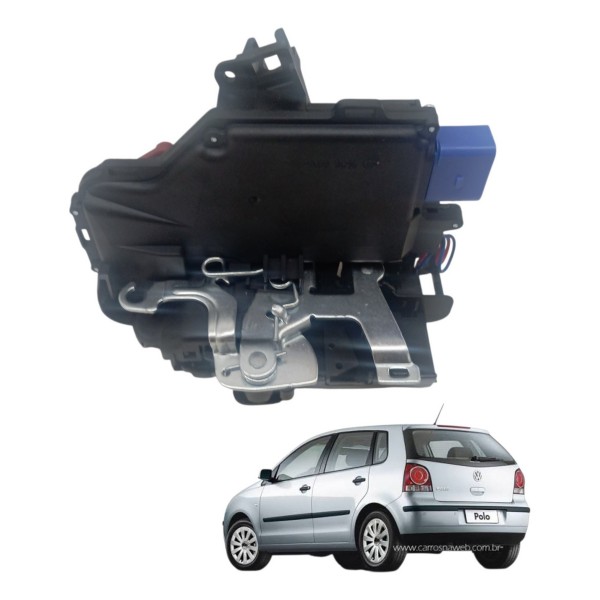 Fechadura Porta Dianteira Esquerda Volkswagen Polo 2002