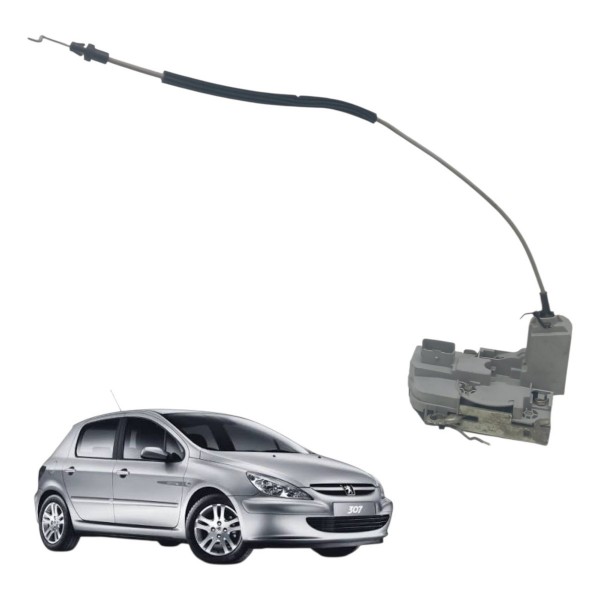 Fechadura Porta Dianteira Direita Peugeot 307 2.0 2010 2011