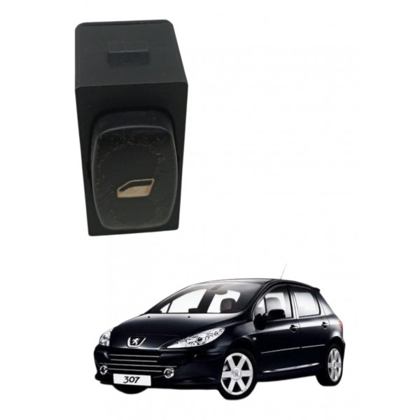 Botao Vidro Traseiro Esquerdo Eletrico Peugeot 307 2.0 2008